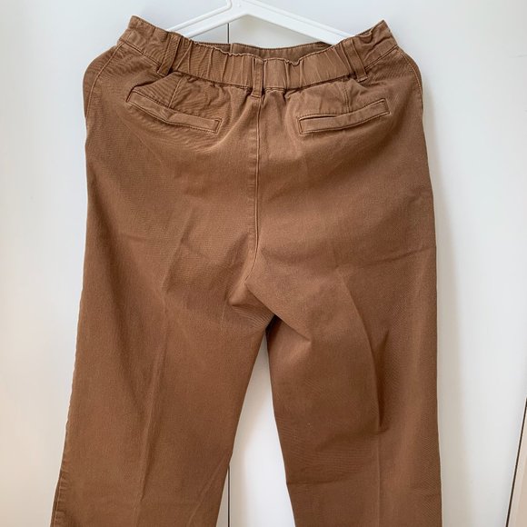 Muji Cotton Brown Wide Pants in M - Picture 3 of 8